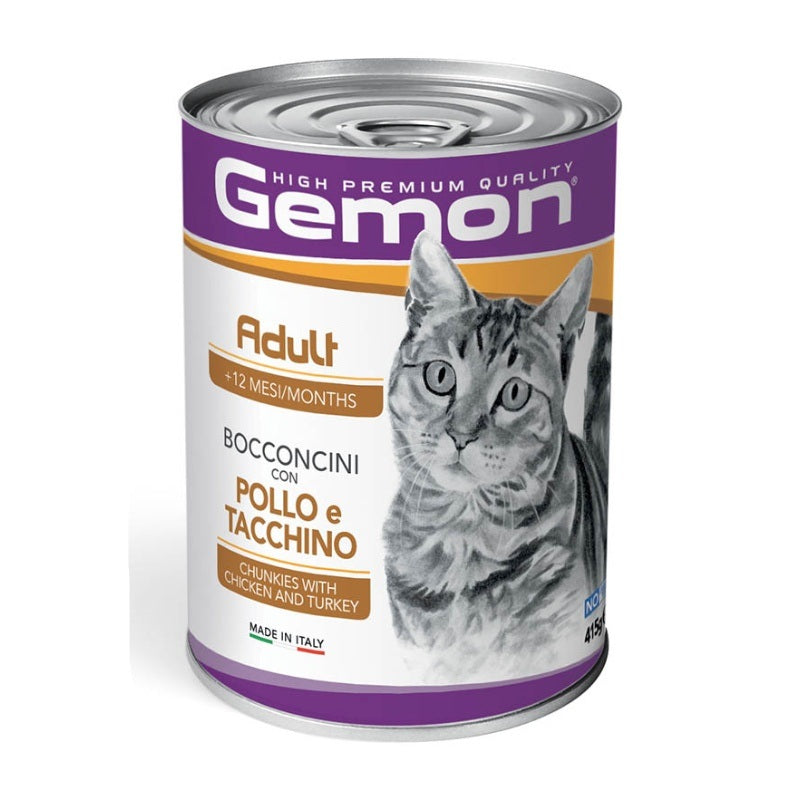 Gemon Cat Adult Bocconcini POLLO e TACCHINO
