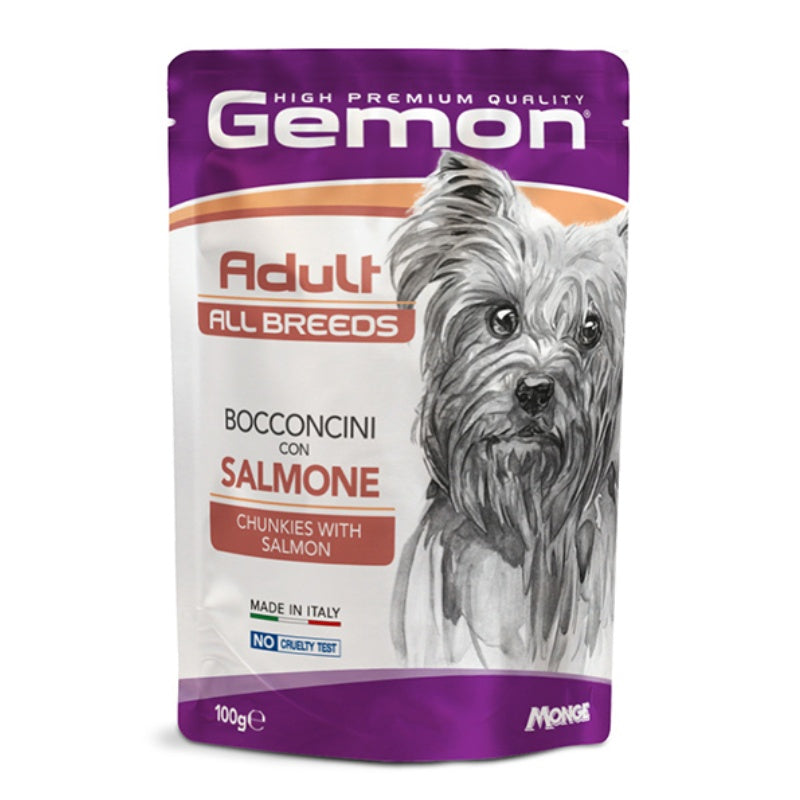 Gemon Dog All Breeds Adult Bocconcini SALMONE