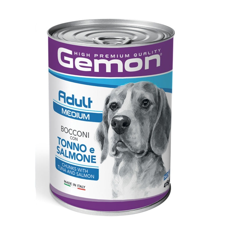 Gemon Dog Bocconi Medium Adult TONNO e SALMONE