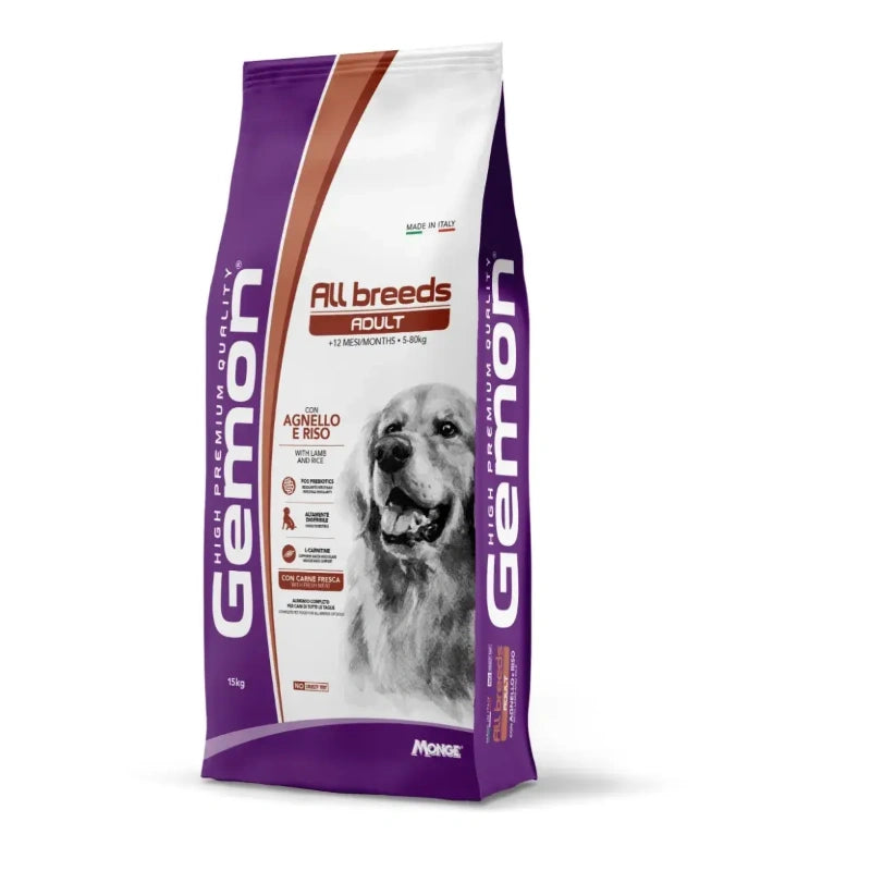 Gemon All Breeds Dog Adult AGNELLO e RISO