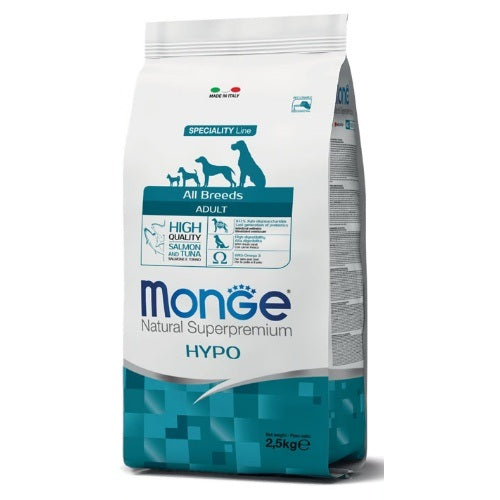 Monge Natural Superpremium Adult All Breeds Hypo SALMONE e TONNO
