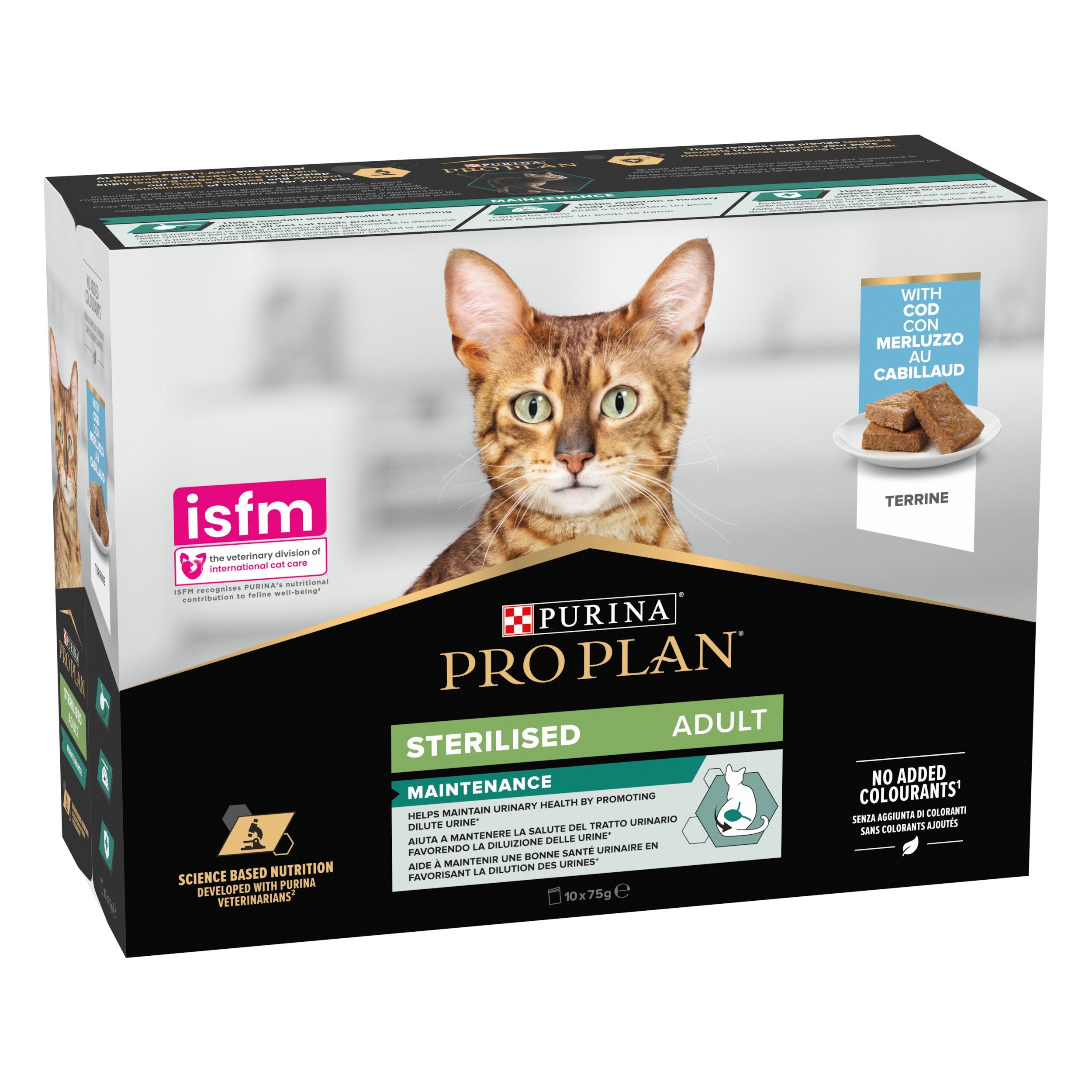 Purina Pro Plan Adult Sterilised Maintenance MERLUZZO